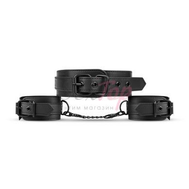 Наручники с ошейником Bedroom Fantasies Collar & Cuffs - Black &mdash;  фото товара 3