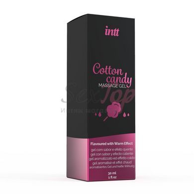 Массажный гель для интимных зон Intt Cotton Candy (30 мл) разогревающий &mdash;  фото товара 3