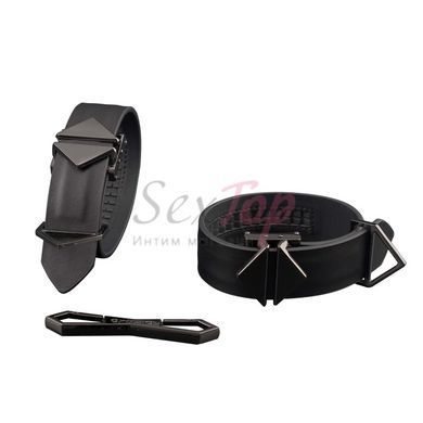 Наручники LOCKINK Wristcuffs/Anklecuffs Black Set &mdash;  фото товара 2