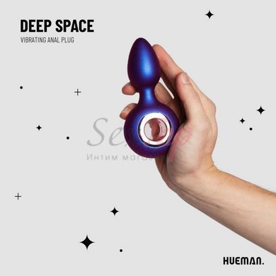 Анальная вибропробка фиолетового цвета Hueman Deep Space &mdash;  фото товара 2