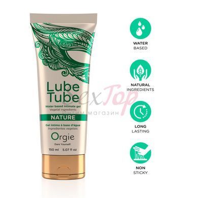 Лубрикант на водній основі Orgie Lube Tube Nature, 150 мл, натуральний склад, зволожує, заспокоює - фото товару 3
