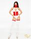 Эротический костюм медсестры “Развратная Аэлита” XS-S, боди на молнии, маска, чулочки SO3520 фото 4