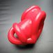 TPR Annex Erection Enhancer Sex-Toys for Men - Red IXI52226 фото 2
