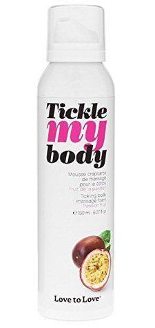Масажна піна Love To Love TICKLE MY BODY Passion Fruit (150 мл) зволожувальна - фото товару 1