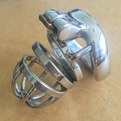 Stainless Steel Male Chastity Device / Stainless Steel Chastity Cage IXI48356 фото
