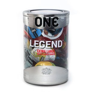 Набор презервативов ONE Legend Extra Large 100 шт, мегапак тюб - SX0737