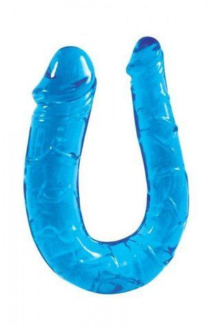 Двойной фаллоимитатор Double Mini Dildo blue &mdash;  фото товара 1