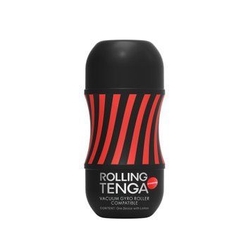 Мастурбатор Tenga Rolling Tenga Gyro Roller Cup Strong, новый рельеф для стимуляции вращением, Черный - 1