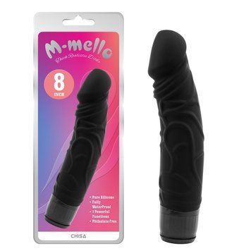 Вібратор реалістичний чорного кольору Chisa Thick Realistic Dilio, Черный - 1