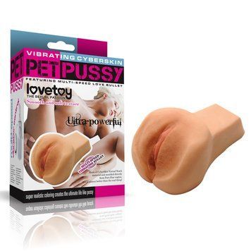 Мастурбатор вагина реалистичный с вибрацией Lovetoy телесный, Телесный - 1