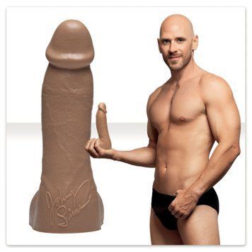 Фаллоимитатор Fleshlight Guys: Johnny Sins Dildo, по слепку пениса, лысый из Браззерс, Телесный - 1
