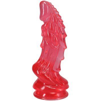 Фэнтезийный фаллоимитатор Doc Johnson Crystal Jellies - Invader Dong 8.5 Inch - Pink,  - 1
