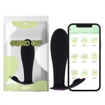 Массажер простаты Mini Naughty Butt Plug App Version Black, Черный - 1