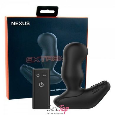 Масажер простати Nexus Revo Extreme з голівкою, яка обертається і пультом ДК SO3063 фото