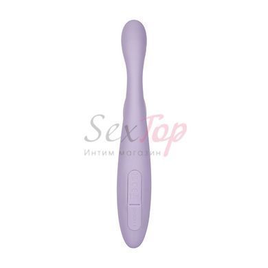 Тонкий кролик-вібратор Svakom Cici 2+ Lilac, керування зі смартфона, підігрів до 38 &deg;C - фото товару 4