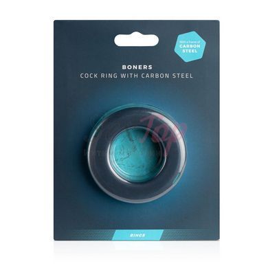 Эрекционное кольцо Boners Cock Ring With Carbon Steel &mdash;  фото товара 3