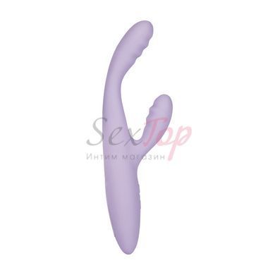 Тонкий кролик-вібратор Svakom Cici 2+ Lilac, керування зі смартфона, підігрів до 38 &deg;C - фото товару 5