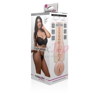 Мастурбатор Fleshlight Girls: Violet Myers &ndash; Waifu, зі зліпка вагіни, дуже ніжний - фото товару 6