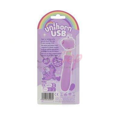 Вібратор-єдиноріжка Unihorn USB Bullet - Karma Lilac, віброкуля, USB-зарядка - фото товару 5