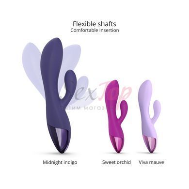 Вібратор-кролик Love To Love FUNKY BUNNY - MIDNIGHT INDIGO - фото товару 4