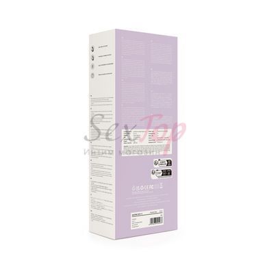 Тонкий кролик-вібратор Svakom Cici 2+ Lilac, керування зі смартфона, підігрів до 38 &deg;C - фото товару 9