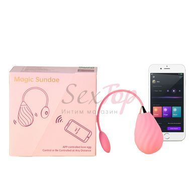 Смарт-виброяйцо Magic Motion Sundae Pink &mdash;  фото товара 3