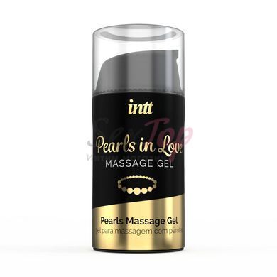 Набір для перлинного масажу Intt Pearls in Love: намисто та силіконовий масажний гель - фото товару 2