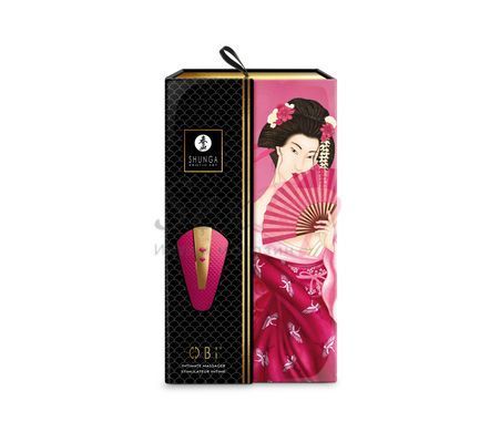 Клиторальный вибратор Shunga Obi Raspberry &mdash;  фото товара 6