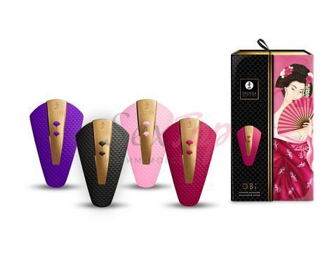 Клиторальный вибратор Shunga Obi Raspberry &mdash;  фото товара 9