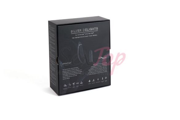 Преміальний подарунковий набір Silver Delights Collection: Womanizer Premium та We-Vibe Tango - фото товару 8
