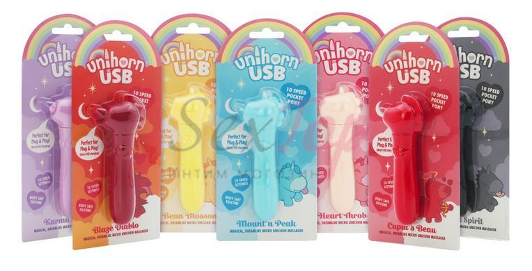 Вібратор-єдиноріжка Unihorn USB Bullet - Karma Lilac, віброкуля, USB-зарядка - фото товару 9
