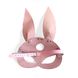 Шкіряна маска Зайчика Art of Sex - Bunny mask, колір Рожевий SO9647 фото 4