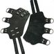 Поножи манжеты для подвеса за ноги Leg Cuffs For Suspension из натуральной кожи, цвет черный SO5182 фото 3