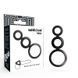 Эрекционное кольцо тройное Addicted Toys Rings Set For Penis Smoked &mdash; фото 1 из 3