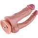Двойной фаллоимитатор для секс-машин Hismith Double Penetrator, 9.25&Prime;, KlicLok и присоска &mdash; фото 2 из 15