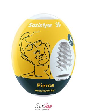 Самосмазывающийся мастурбатор-яйцо Satisfyer Masturbator Egg Fierce, одноразовый, не требует смазки SO5522 фото