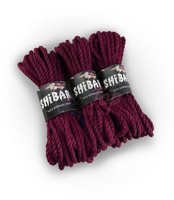 Джутова мотузка для шібарі Feral Feelings Shibari Rope, 8 м фіолетова - фото товару 2