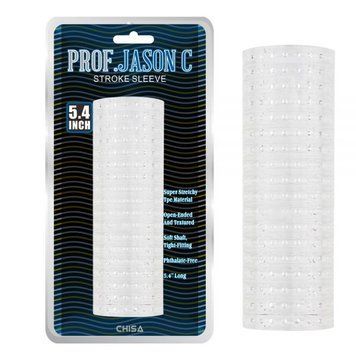 Насадка на член прозрачного цвета Chisa Stroke Sleeve, Прозрачный - 1