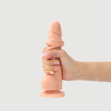 Реалистичный фаллоимитатор Strap-On-Me Sliding Skin Realistic Dildo Vanille - M, эффект подвижной ко,  - 1