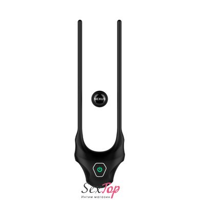 Эрекционное кольцо Nexus FORGE Vibrating Adjustable Lasso - Black SO8695 фото