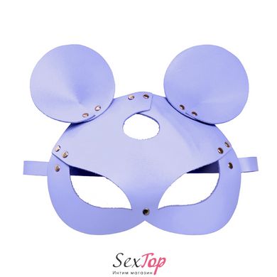 Шкіряна маска мишки Art of Sex - Mouse Mask, колір Лавандовий SO9653 фото