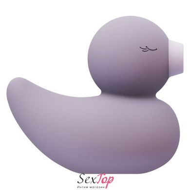 Вакуумний вібратор-качечка CuteVibe Ducky Grey SO6552 фото