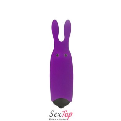 Вибропуля Adrien Lastic Pocket Vibe Rabbit Purple со стимулирующими ушками AD33483 фото