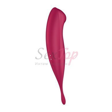 Satisfyer Twirling Pro Connect App - Dark Red - фото товару 4