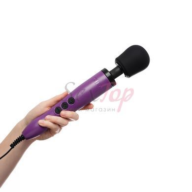 Вібромасажер DOXY Original Purple, дуже потужний, живлення 220В - фото товару 4