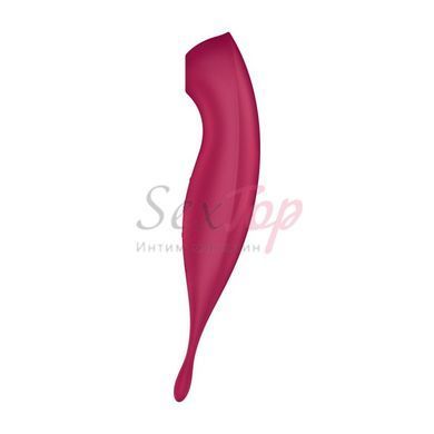 Satisfyer Twirling Pro Connect App - Dark Red - фото товару 5