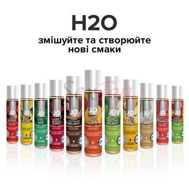 Смазка на водной основе System JO H2O &mdash; Peachy Lips (30 мл) без сахара, растительный глицерин &mdash;  фото товара 5