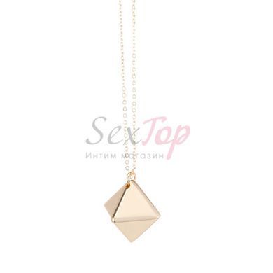 Затискачі для сосків з важкою підвіскою LOCKINK Nipple Clamps with Heavy Pendant - Golden - фото товару 4