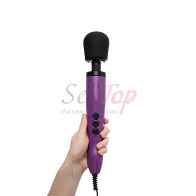 Вібромасажер DOXY Original Purple, дуже потужний, живлення 220В - фото товару 5