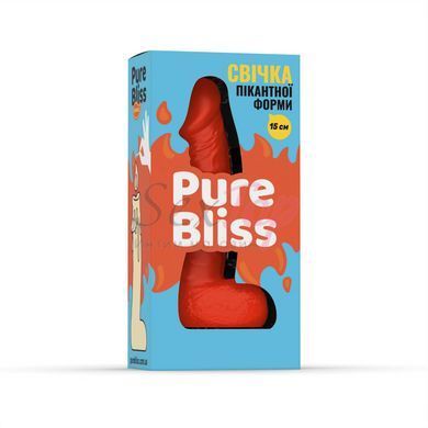 Свеча в виде члена Pure Bliss MINI Orange 15 см &mdash;  фото товара 5